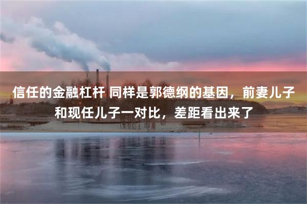 信任的金融杠杆 同样是郭德纲的基因，前妻儿子和现任儿子一对比，差距看出来了