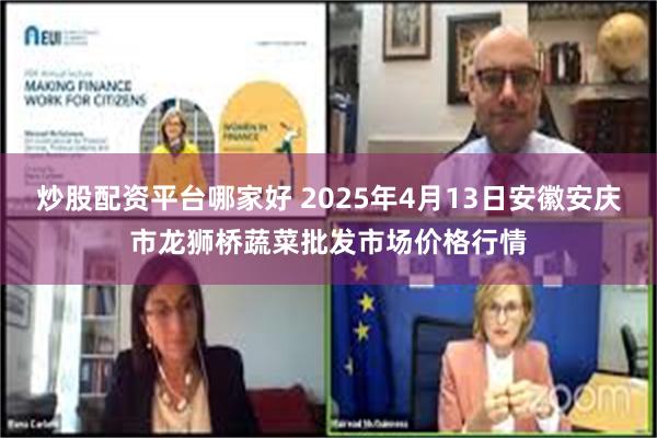 炒股配资平台哪家好 2025年4月13日安徽安庆市龙狮桥蔬菜批发市场价格行情