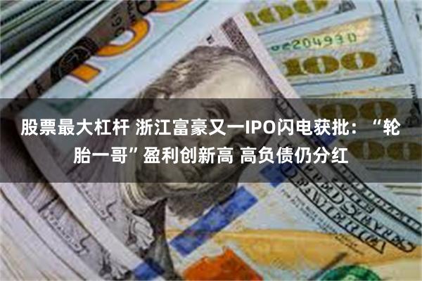 股票最大杠杆 浙江富豪又一IPO闪电获批：“轮胎一哥”盈利创新高 高负债仍分红